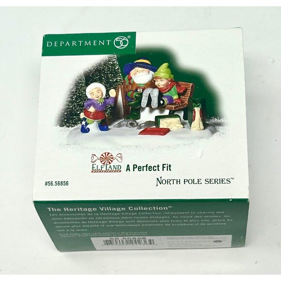 Department 56 ElfLand North Pole Series "A Perfect Fit" - Vintage - Picture 8 of 8